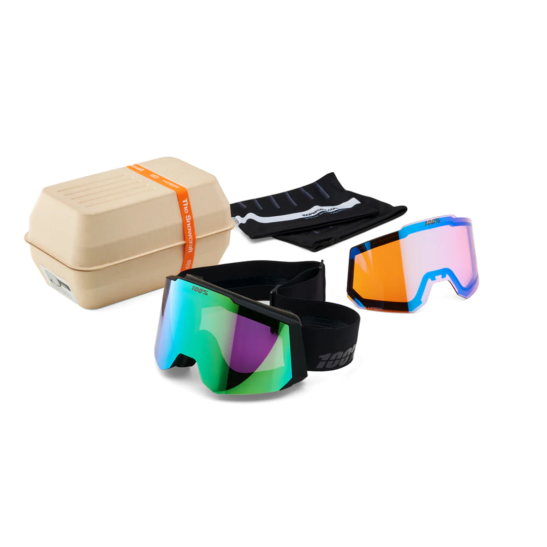 100% SNOWCRAFT 2023 GOGGLES - CEMENT W/HiPER MIRROR COPPER 4 100% SNOWCRAFT 2023 GOGGLES - CEMENT W/HiPER MIRROR COPPER - Image 2
