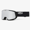 100% SNOWCRAFT XL 2023 GOGGLES - BLACK SILVER W/ HiPER MIRROR SILVER