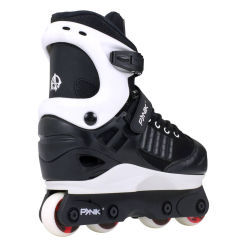ANARCHY PANIK AGGRESSIVE INLINE SKATES - BLACK -Ski Board Shop Anarchy Panik II Inline Skates Black White Rear