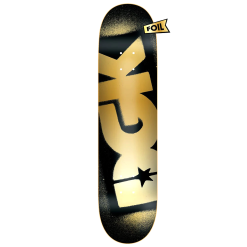 DGK OG LOGO DECK BLACK/GOLD FOIL- 7.9"