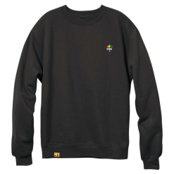 ENJOI RAINY DAZE CREW - VINTAGE BLACK