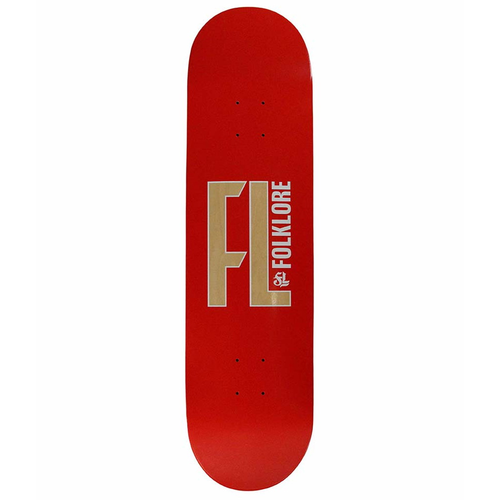 FOLKLORE TECH WARM PRESS DECK - RED 3 FOLKLORE TECH WARM PRESS DECK - RED