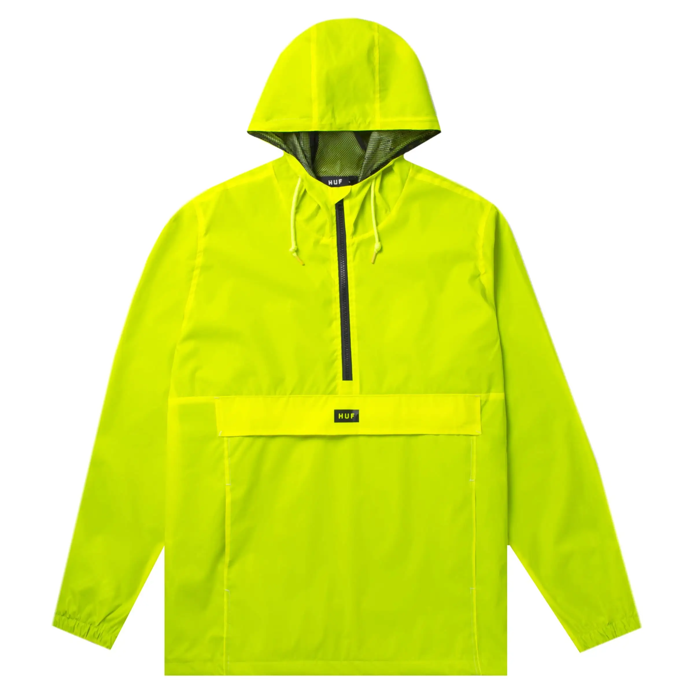HUF CORE HI-VIS ANORAK NEON YELLOW 3 HUF CORE HI-VIS ANORAK NEON YELLOW
