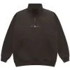 ICHPIG SENTINEL 1/4 ZIP JUMPER - VINTAGE BLACK