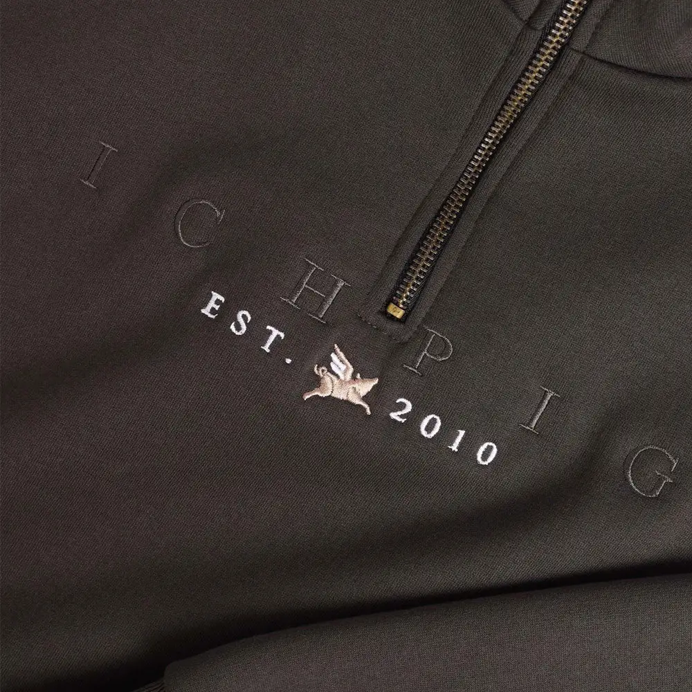 ICHPIG SENTINEL 1/4 ZIP JUMPER - VINTAGE BLACK 4 ICHPIG SENTINEL 1/4 ZIP JUMPER - VINTAGE BLACK - Image 2