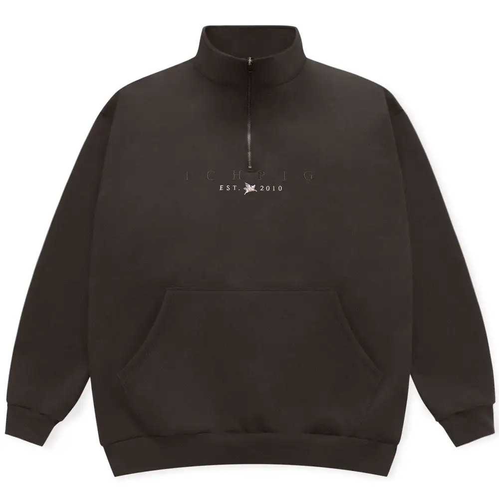 ICHPIG SENTINEL 1/4 ZIP JUMPER - VINTAGE BLACK 3 ICHPIG SENTINEL 1/4 ZIP JUMPER - VINTAGE BLACK