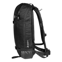 JONES DESCENT 19L BACKPACK BLACK -Ski Board Shop Jones Descent 19L Backpack Black Side