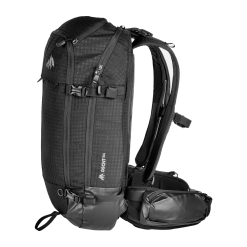 JONES DESCENT 25L BACKPACK BLACK -Ski Board Shop Jones Descent 25L Backpack Black Side