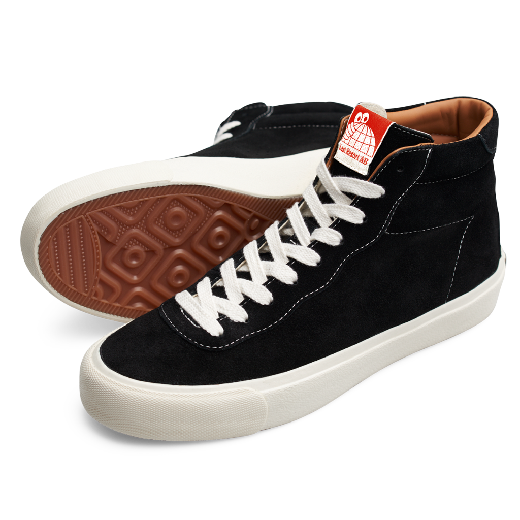 LAST RESORT VM001 HI SUEDE SHOES - BLACK/WHITE 3 LAST RESORT VM001 HI SUEDE SHOES - BLACK/WHITE