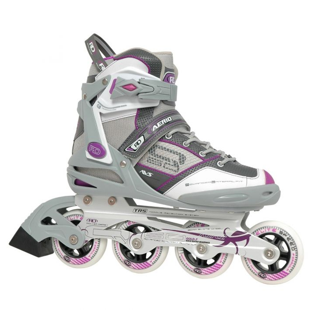 ROLLER DERBY AERIO Q60 WOMENS INLINE SKATES - PURPLE 3 ROLLER DERBY AERIO Q60 WOMENS INLINE SKATES - PURPLE