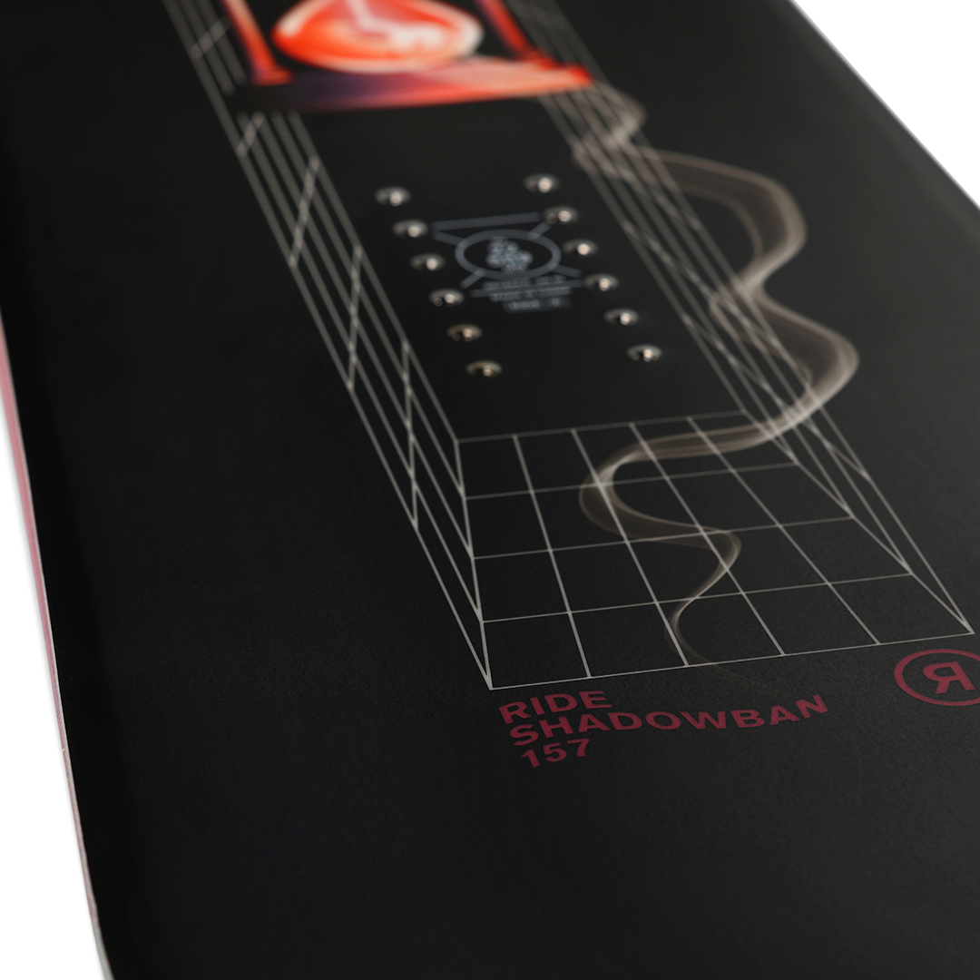 RIDE SHADOWBAN 2024 SNOWBOARD W/LIMITED EDITION RIDE X BALLISTYX HOODIE 7 RIDE SHADOWBAN 2024 SNOWBOARD W/LIMITED EDITION RIDE X BALLISTYX HOODIE - Image 5