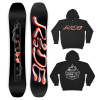 RIDE SHADOWBAN 2024 SNOWBOARD W/LIMITED EDITION RIDE X BALLISTYX HOODIE