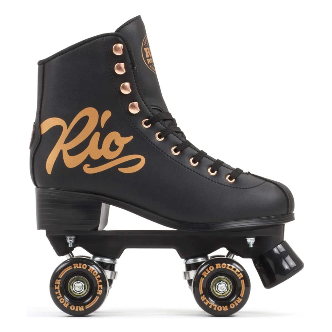 Moxi RIO ROLLER ROSE ROLLER SKATES - BLACK 4 Moxi RIO ROLLER ROSE ROLLER SKATES - BLACK - Image 2
