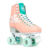 Moxi RIO ROLLER SCRIPT ROLLER SKATES - PEACH/GREEN -Ski Board Shop Rio Roller Script Skates Peach Green