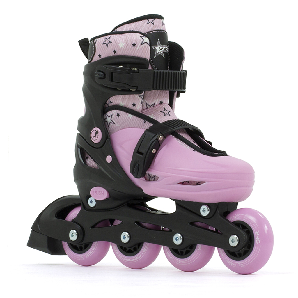 SFR PLASMA INLINE YOUTH SKATES - BLACK/PINK 3 SFR PLASMA INLINE YOUTH SKATES - BLACK/PINK