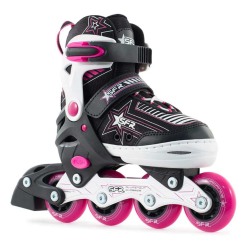 SFR PULSAR ADJUSTABLE INLINE YOUTH SKATES - PINK