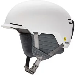 SMITH SCOUT MIPS ROUND CONTOUR FIT HELMET - MATTE WHITE