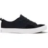 STATE HARLEM - BLACK/WHITE SUEDE/CANVAS -Ski Board Shop STATE HARLEM BLACK WHITE SUEDE CANVAS