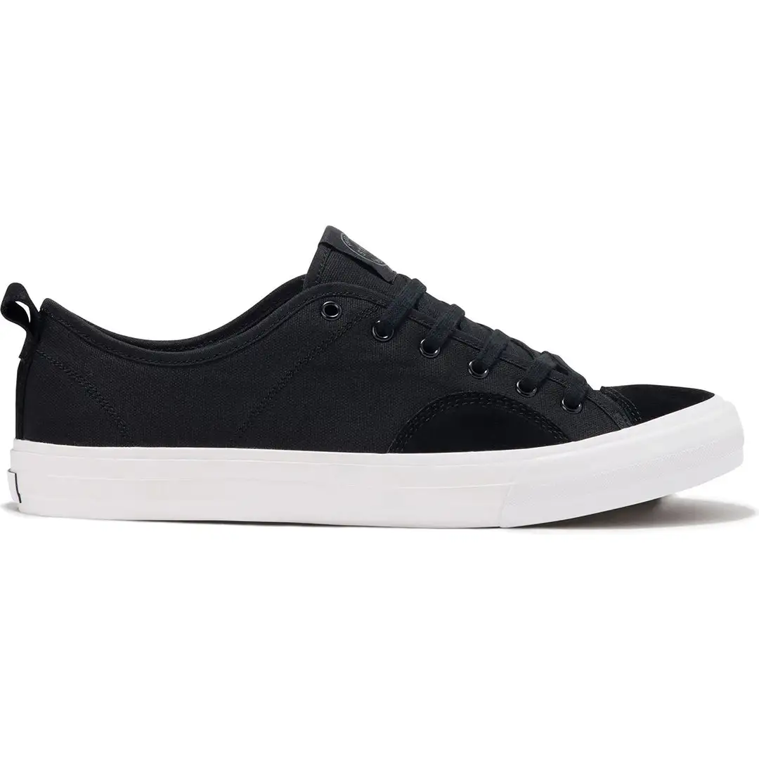 STATE HARLEM - BLACK/WHITE SUEDE/CANVAS 3 STATE HARLEM - BLACK/WHITE SUEDE/CANVAS