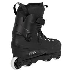 USD AEON 60 AGGRESSIVE INLINE SKATES - BLACK -Ski Board Shop USD Aeon 6 Basic Aggressive Inline Skates Black Rear