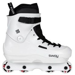USD SWAY TEAM IV AGGRESSIVE INLINE SKATES - WHITE -Ski Board Shop USD Sway Team IV Aggressive Inline Skates Side