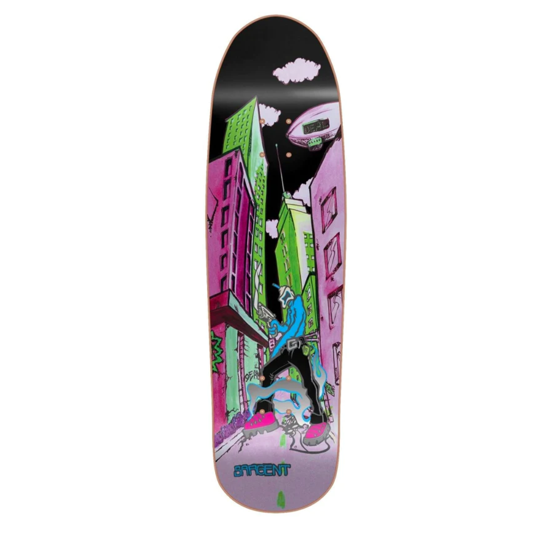 New-Deal NEW DEAL SARGENT INVADER SLICK NEON DECK - 9.3" 3 New-Deal NEW DEAL SARGENT INVADER SLICK NEON DECK - 9.3"