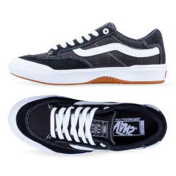VANS BERLE PRO BLACK/TRUE WHITE -Ski Board Shop Vans Berle Pro Back True White Side Pair