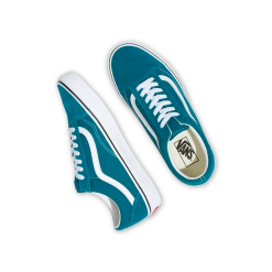 VANS OLD SKOOL SHOES BLUE CORAL/TRUE WHITE -Ski Board Shop Vans Old Skool 2021 Blue Coral White Top