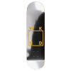 WKND SILVER FOIL LOGO DECK - 8.25" -Ski Board Shop WKND SILVER FOIL DECK