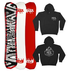 Yes! YES GREATS UNINC 2024 SNOWBOARD PLUS FREE YES X BALLISTYX HOODIE!