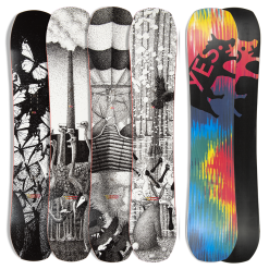 Yes! YES STANDARD UNINC 2024 SNOWBOARD PLUS FREE YES X BALLISTYX HOODIE! -Ski Board Shop Yes Standard Uninc 2024 Snowboard