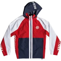 DC - RAI TRACK JACKET - RED/NAVY/WHITE